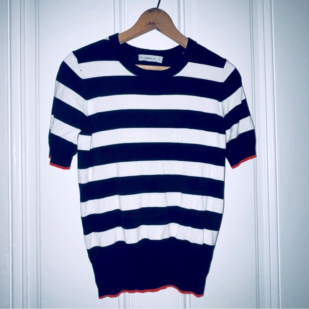 Zara Striped Knit Top